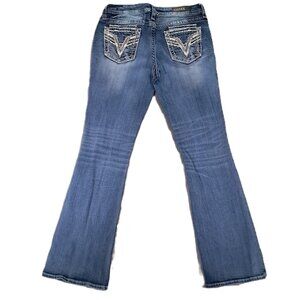VIGOSS Dublin Boot Cut Jean Women 32x32, Tag 7/8x33 Heritage Fit Embellished